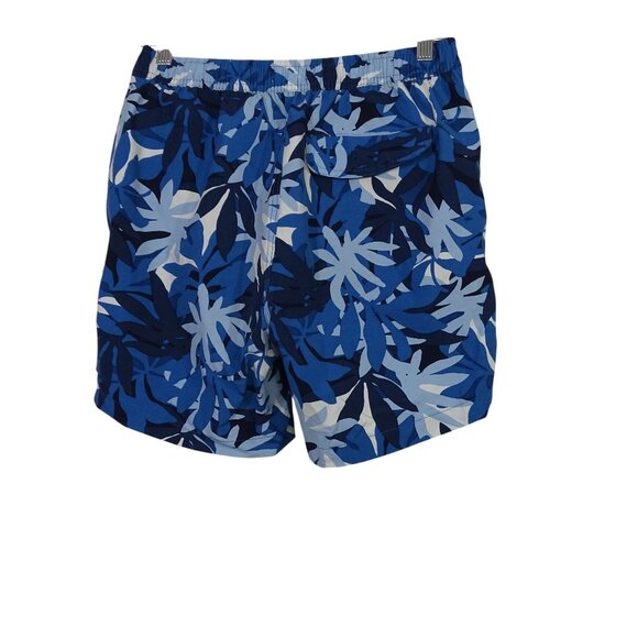 Onia Calder Blue Tropical Hawaiian Swim Trunks Men Size S Beach Vacay Summer - Picture 4 of 12